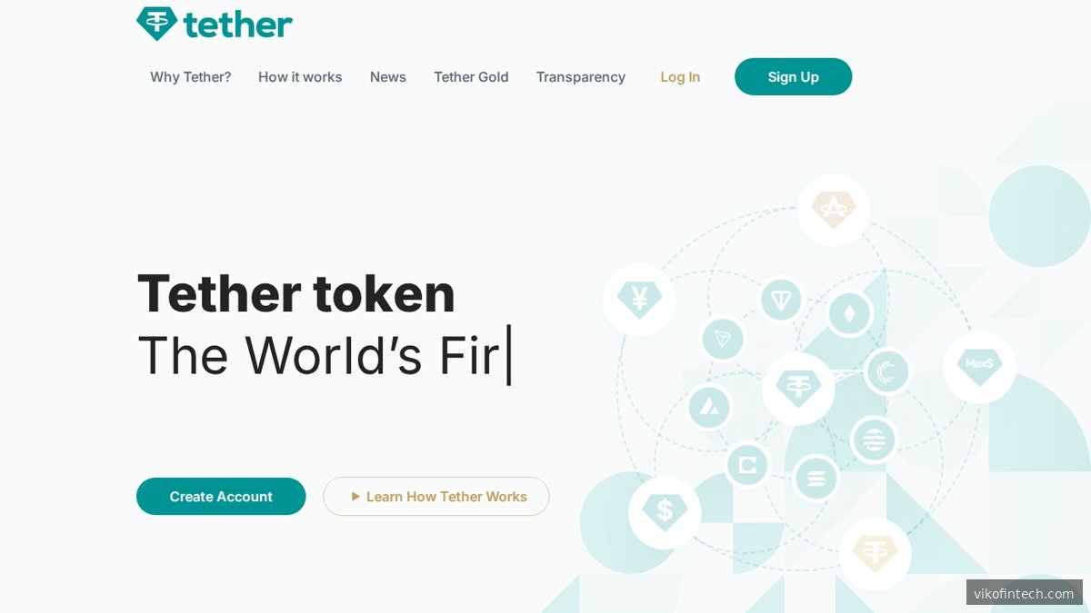 Tether (USDT) – Offizielle Website des meistgenutzten Stablecoins weltweit