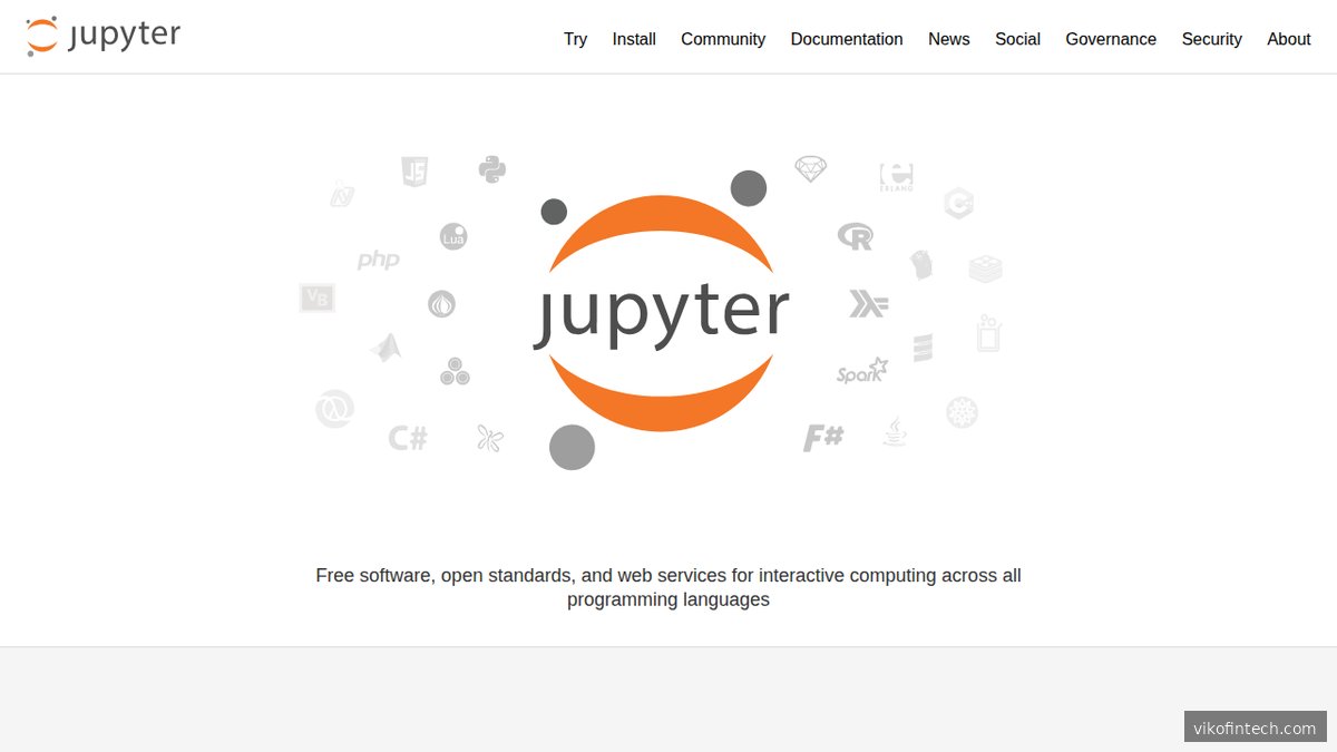 Jupyter – offizielle Projektwebsite der interaktiven Notebook-Umgebung für Python-Backtesting